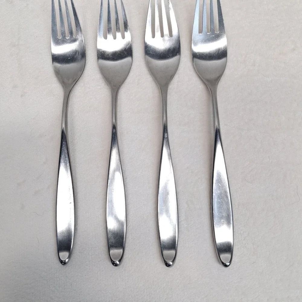 Towle Lauffer Design 2 Set of 4 Forks Stainless Steel Norway Germany